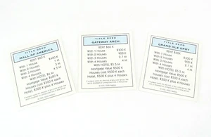Pieza de repuesto tarjetas de escritura azul claro - Edición Banca Electrónica Monopoly - Imagen 1 de 3