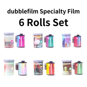 dubblefilm 400 36exp Specialty Film 6 Rolls Set Apollo Bubblegum Jelly Pacific - Picture 1 of 13
