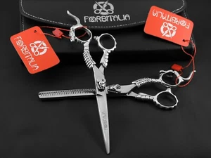 SET FORBICI SFOLTIRE PARRUCCHIERE BARBIERE PROFESSIONALE GIAPPONESE PER CAPELLI - Foto 1 di 21