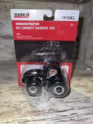1/64 Scale Case IH AFS Connect Magnum 400 Tractor Black Front Rear Duals Ertl - Image 1 of 4