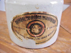 Antique Minneapolis Minnesota Horseradish Mustard Crock Jar