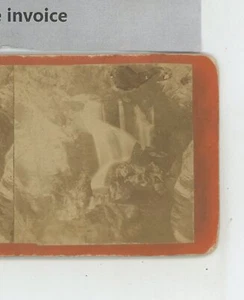 Cascading Water Morrisville Vermont VT Stereoview c1885 - Picture 1 of 3