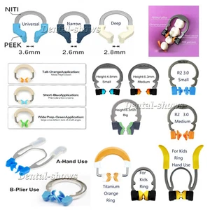 Bandas de matriz dental anillo abrazadera de matriz seccional cuñas ajuste sistema Palodent V3 - Imagen 1 de 100