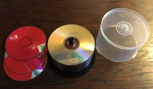43 DVD+R 8x 4.7GB Discs. 39 are Teon, 4 are HP; DVDs Unused - Picture 1 of 5