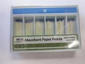 META ABSORBENT PAPER POINTS MEDIUM COLOR CODED 200/PACK - Picture 1 of 1