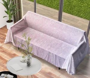 3D Purple G7916 Sofa Cover High Stretch Lounge Slipcover Protector Couch Cover - Picture 1 of 5