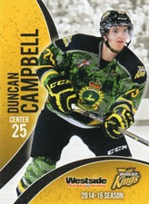 2014/15 Brandon Wheat Kings - DUNCAN CAMPBELL