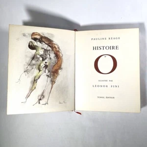HISTOIRE D'O by Pauline Réage, Illustrated by Leonor Fini, 1968 French Novel - Picture 1 of 10