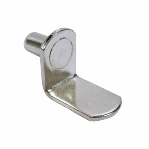 Shelf Bracket Pins Nickel Plated Steel 1/4" peg for Cabinet/Bookcase (x12) - Picture 1 of 1