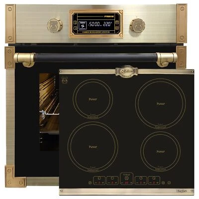 Kaiser EH 6427 AD Retro Pyrolyse Einbaubackofen +Induktionskochfeld KCT 6195 IEm - Bild 1 von 4