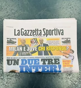 La gazzetta dello Sport Domenica 22 Ottobre 2023 INTER - Foto 1 di 2