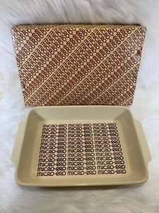 Vintage Enesco Casserole Dish Micro-Pro Ceramic 1 Qt NOS Japan 80’s Lasagna - Picture 1 of 10