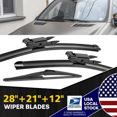 Juego de limpiaparabrisas delanteros + traseros OEM para parabrisas Mercedes-Benz ML350 2006-2011 Foto 1 de 4