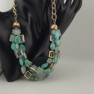 Collana Vintage GoldT Statement Maximalista Nonna Chic Stile Alla Moda 16-18” L - Foto 1 di 6
