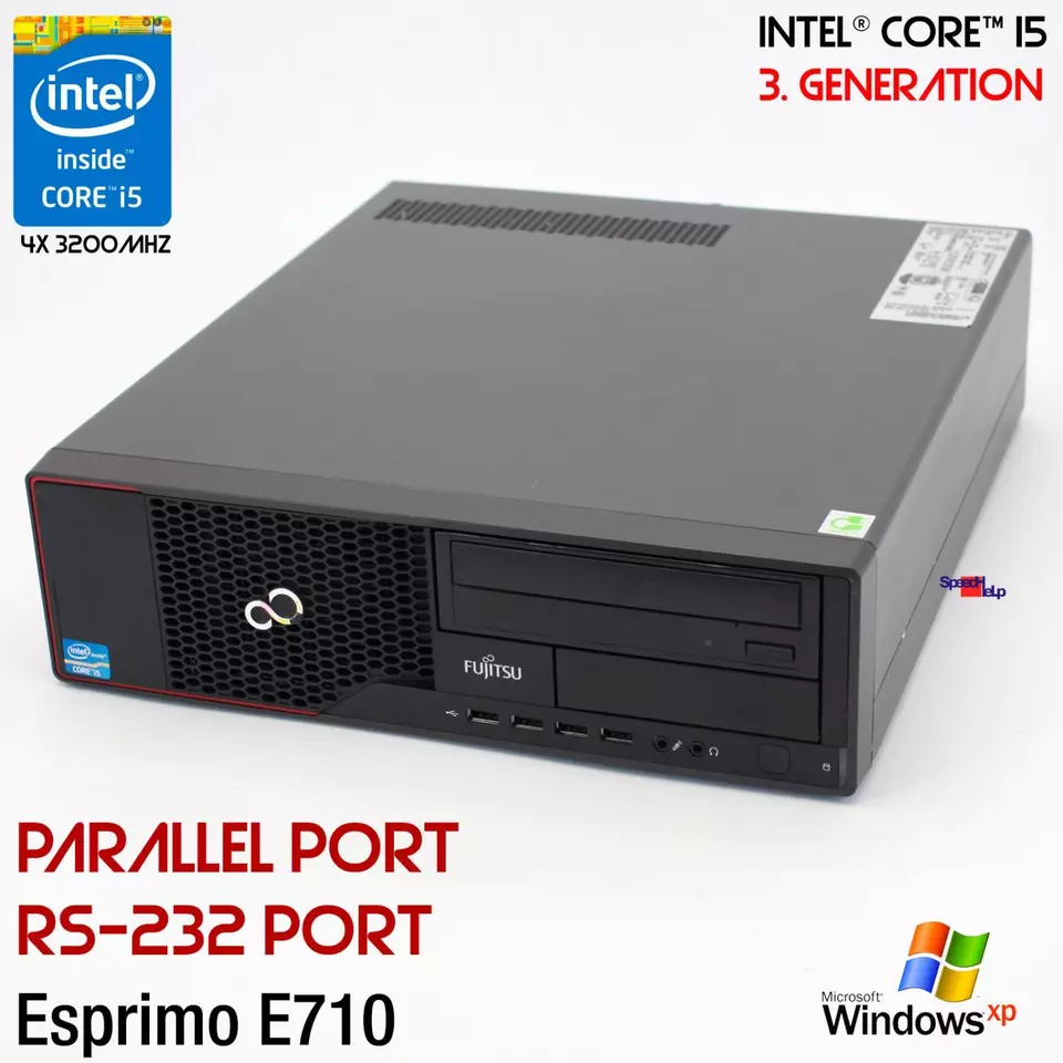 PC Computer Fujitsu Esprimo E710 D3161 Intel Core i5 4GB 80 Parallel Windows XP - Image 1 of 4