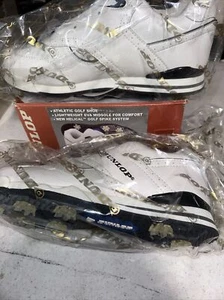 Dunlop MENS GOLF SHOES Sz 7 DUNLOP CLASSIC WHITE MODEL M2800A NEW IN BOX - Picture 1 of 1