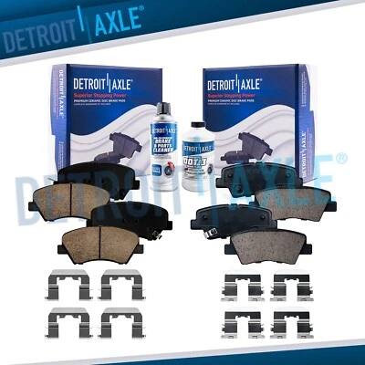 Front & Rear Ceramic Brake Pads Kit for Hyundai Elantra GT Veloster 1.6L — 第 1/4 张图片