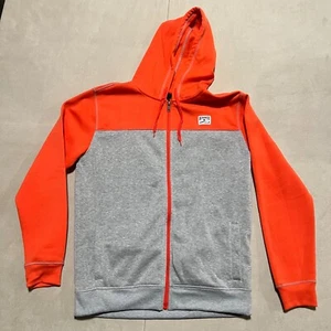 DC Shoe Co Apparel Kids Sweatshirt Grey & Orange Zip-Up Hoodie - Picture 1 of 11