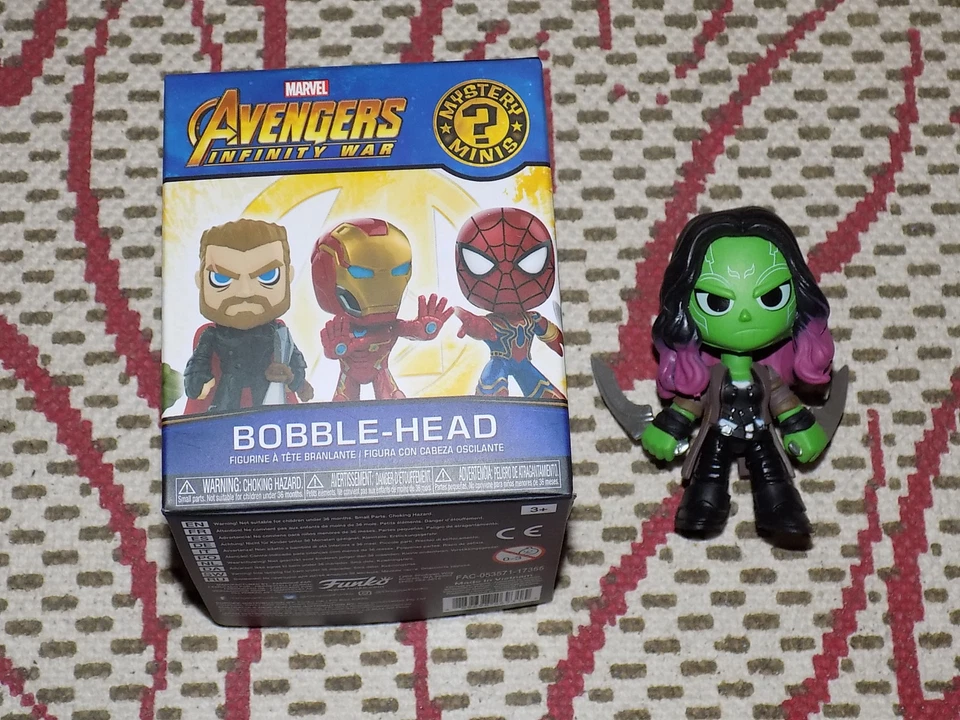 FUNKO, GAMORA, AVENGERS INFINITY WAR, MYSTERY MINIS, 1/12, MARVEL, VINYL FIGURE Foto 1 de 1