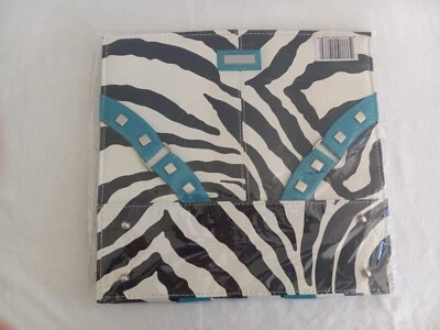 Cartera Miche Clásica Cebra Shell con Tiras Azules en Estado Nuevo Foto 1 de 2