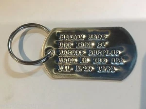 Portachiavi personalizzato personalizzato per cane militare statunitense con anello portachiavi esercito lucido - Foto 1 di 1