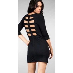 MASON Damenkleid Größe M schwarz offene Wirbelsäule 3/4-Arm Mikromodal - Bild 1 von 5