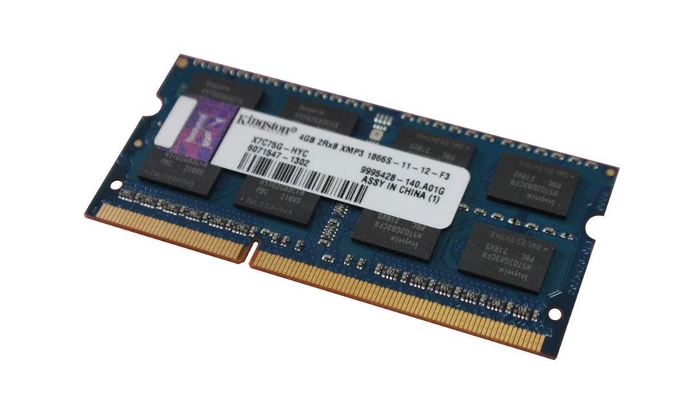 Kingston 4GB X7C75G-HYC PC3-14900 DDR3 1866 Laptop RAM Memory 204Pin - Image 1 of 1