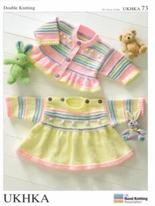 Baby DK Doppelstrickmuster Kinder Mädchen Pullover Kleid Strickjacke UKHKA 73 - Bild 1 von 4