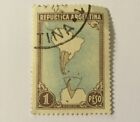 Republica Argentina "National Territory" 1952 1 Peso Stamp