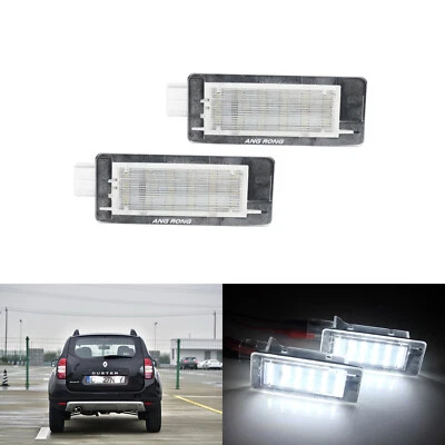 Eclairage Plaque d'immatriculation LED Pour Renault Laguna Dacia Duster HS Lodgy - Photo 1/4