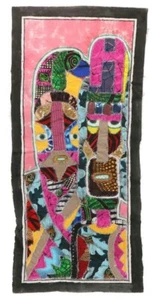 KAYODE BURAIMOH “Couple” Figure Mixed Media Art 2023 * Nigerian - Picture 1 of 2