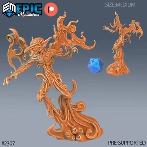 6K Resin 32mm Epic Miniatures Smoke Mephit for D&D, Role-Play - Picture 1 of 1