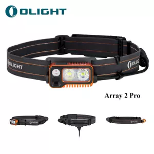 Olight Array 2 Pro 1500 Lumens Headlamp for Night Fishing Hiking - Orange - Picture 1 of 15