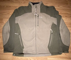 LL Bean Herren Khaki Fleece Gefüttert Bomber Full Zip Jacke Größe Large Regular - Bild 1 von 9