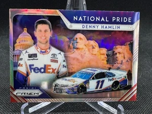 Denny Hamlin 2019 Panini Prizm National Pride (Prizm) #NP-8 Joe Gibbs Racing - Picture 1 of 3