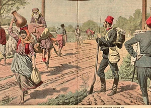 BULGARIA TURKIYE / POSTE FRONTIERE BULGARIE & TURQUIE / ILLUSTRATION 1908 - Foto 1 di 1
