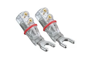 4 X WBT-0681 Ag nextgen Cable Lug 8mm Fine Silver + Torx Spade silver 0681Ag - Picture 1 of 1
