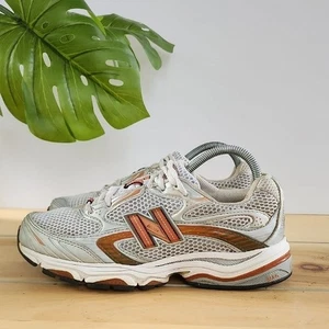 Vintage New Balance 1062 Damen-Laufschuh Sneaker weiß orange silber Größe 8 - Bild 1 von 15