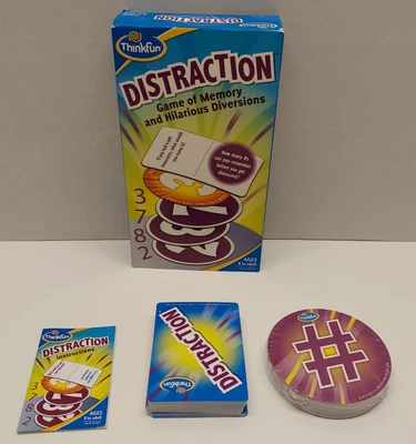 Distraction A Game of Memory & Hilarious Diversions Thinkfun Complete - Image 1 of 4