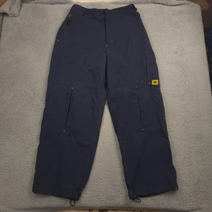 PLUGG Tech Hose Herren XL 32 Navy Nylon Baumwolle Utility Cargo Outdoor Y2K - Bild 1 von 11