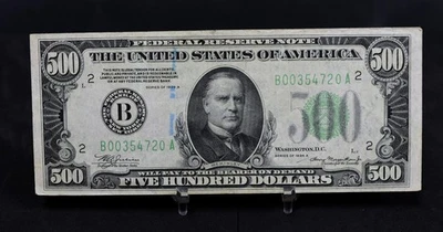 1934a Small Size $500 FRN AU (B213) - Image 1 of 2