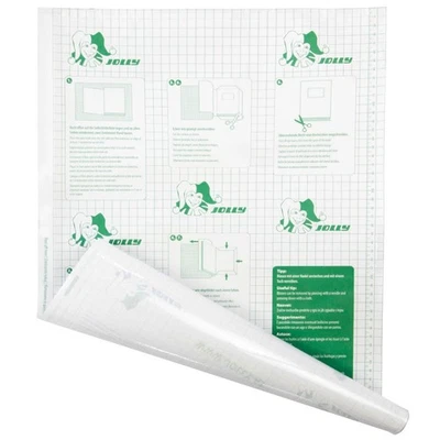 JOLLY Bucheinbandfolie selbstklebend transparent 40,0 cm x 2,0 m - Bild 1 von 3
