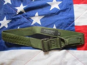 ORIGINAL genuine BLACKHAWK USA CQB RIGGER RIGGERS BELT uksf sas og green SMALL - Picture 1 of 17