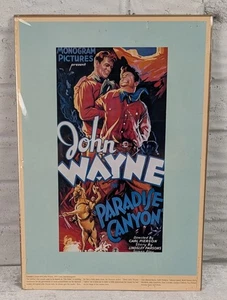 Vintage John Wayne Paradise Canyon 1935 Western Movie Poster Print 11x16 Repro - Picture 1 of 7