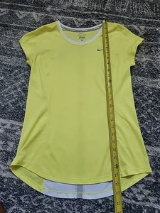 Nike Womens Running Dri Fit Tee Size Medium - Picture 1 of 7