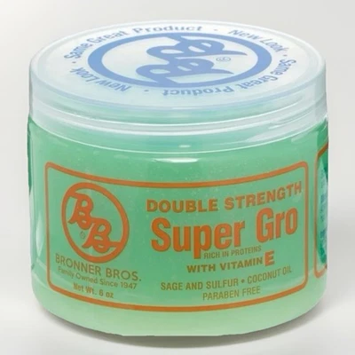 B&B BRONNER BROTHERS Super Gro W/ Vitamin E & Coconut Oil - Double Strength NEW! - Image 1 of 2