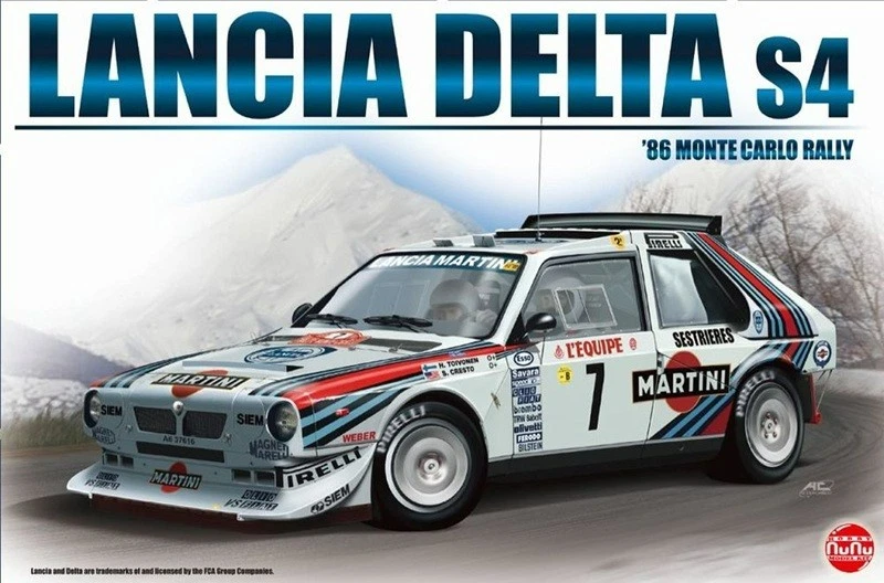 NUNU HOBBY MODEL LANCIA DELTA S4 RALLY  MONTECARLO 1986 1:24 PN24030 - Immagine 1 di 1
