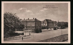 Ansichtskarte Kaiserslautern, Gymnasium und Industrieschule 1917  - Picture 1 of 2