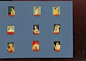 COCA COLA  coke Calendar Girls Pin Set  1910-1928 Limited Edition Pin-Up (E5000 - Picture 1 of 2