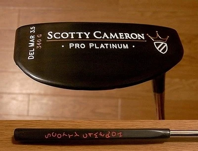 SCOTTY CAMERON PRO PLATINUM Del Mar 3.5 Refinish 34 inches Right Handed Black - Image 1 of 3